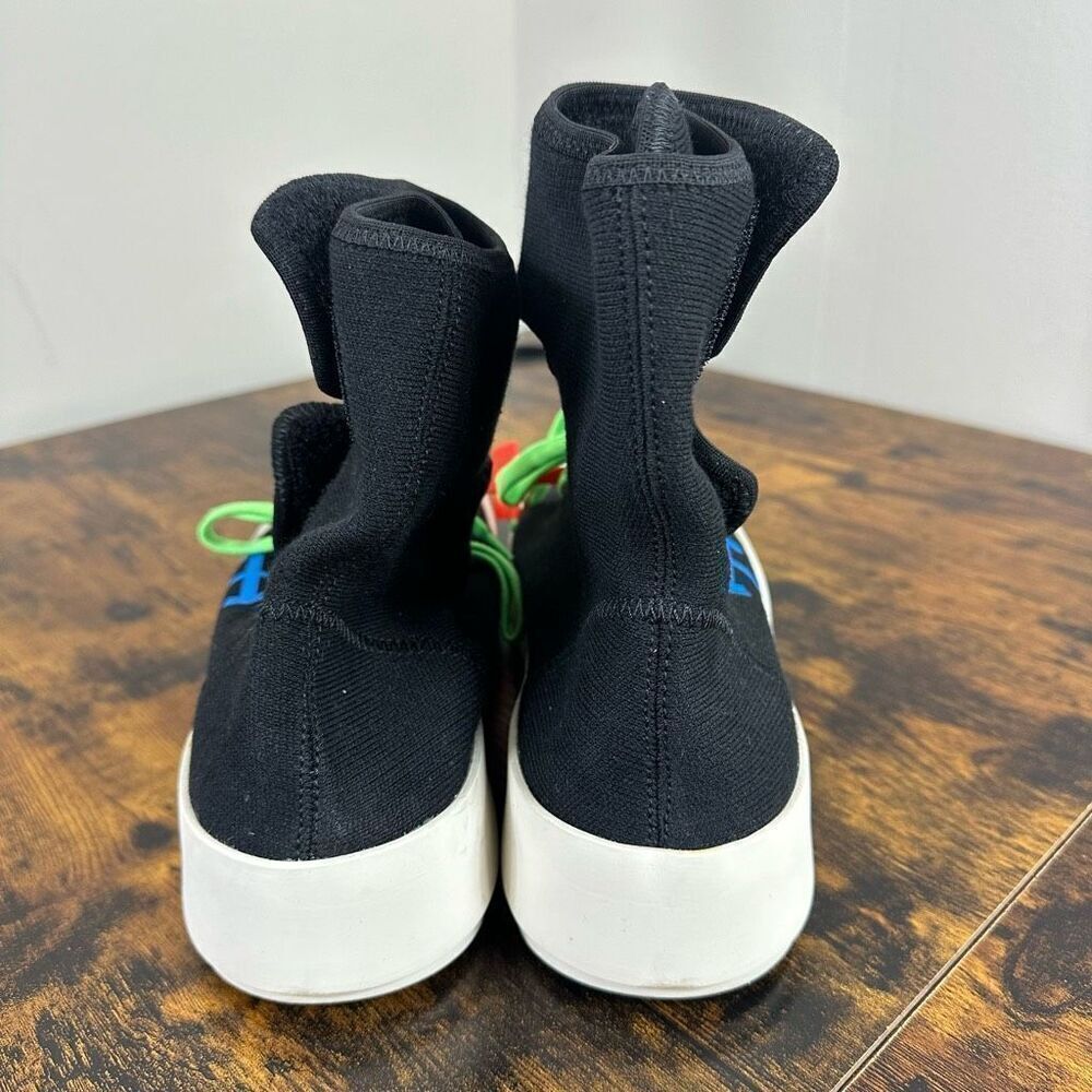 Off White Virgil Abloh Moto Wrap Neoprene High Top Sneakers Women Sz 38/8 US AUT - Picture 7 of 15